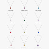 Amelia Birthstone Necklace - Pendant Necklaces