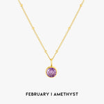 Amelia Birthstone Necklace - Pendant Necklaces