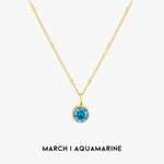 Amelia Birthstone Necklace - Pendant Necklaces