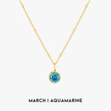 Amelia Birthstone Necklace - Pendant Necklaces