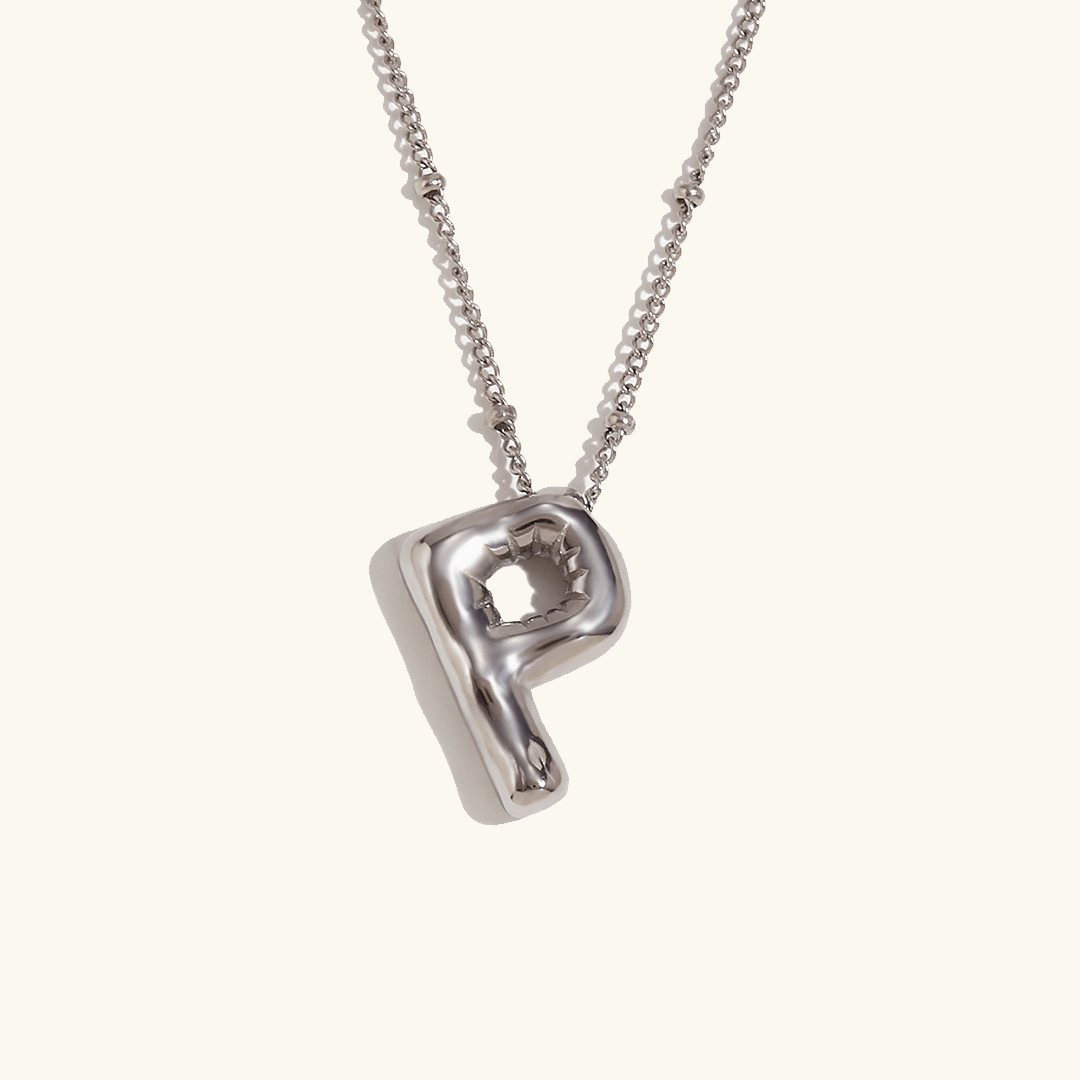Aurelia Balloon Initial Necklace - Pendant Necklaces