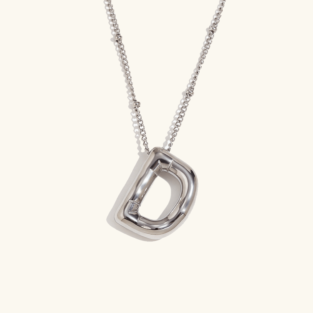 Aurelia Balloon Initial Necklace - Pendant Necklaces