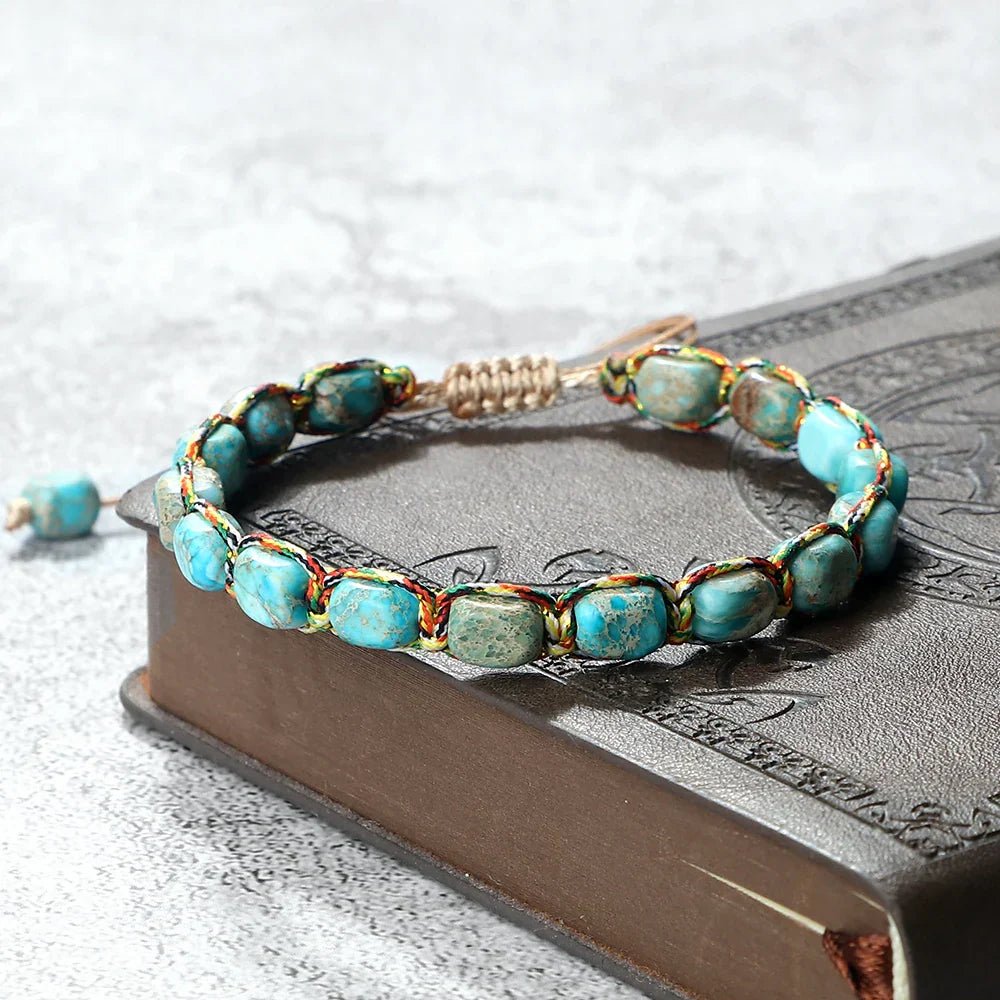 Boho Turquoise Stone Beaded Bracelet - Bracelets