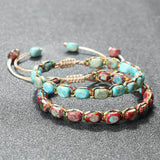 Boho Turquoise Stone Beaded Bracelet - Bracelets