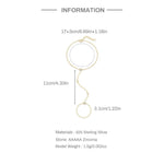 Celeste Dainty Crystal Hand Chain Bracelet - Chain & Link Bracelets