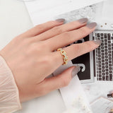 Chloe Gold Chain Ring - Ring