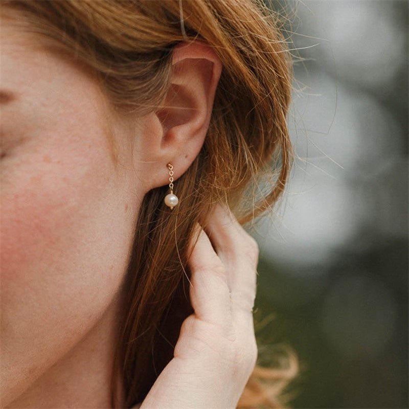 Dorothy Pearl Earrings - Earrings