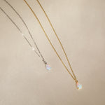 Elara Opal Drop Pendant Necklace - Pendant Necklaces