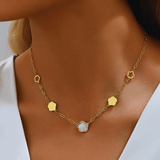 Elora Clover Chain Necklace - Chain Necklaces
