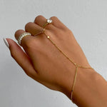 Evelyne Modern Hand Chain Bracelet - Chain & Link Bracelets