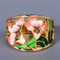 Floral Enamel Openwork Statement Ring - Ring