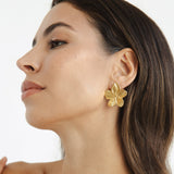 Floral Harmony Statement Earrings - Earrings