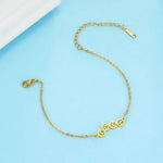 Gold Paw Print Chain Bracelet – Dainty Pet Lover Jewelry - Bracelets