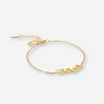 Gold Paw Print Chain Bracelet – Dainty Pet Lover Jewelry - Bracelets