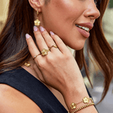 Golden Clover Adjustable Ring - Ring