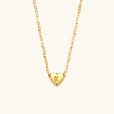 Heart Initial Pendant Necklace - Pendant Necklaces
