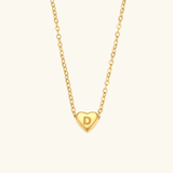 Heart Initial Pendant Necklace - Pendant Necklaces