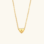 Heart Initial Pendant Necklace - Pendant Necklaces