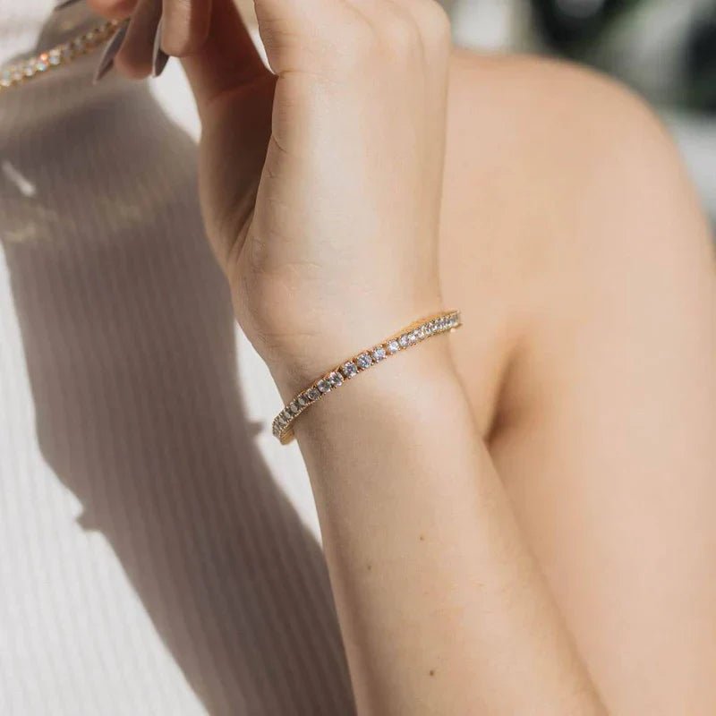 Lillian Gold Tennis Bracelet - Bracelet