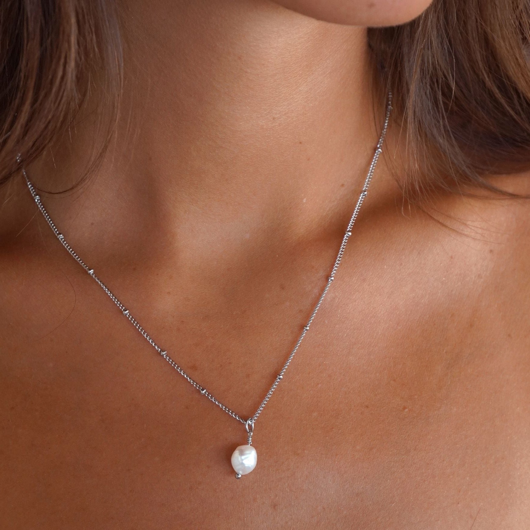 Luna Baroque Pearl Pendant Necklace - Pendant Necklaces