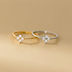 Mia Clover Sparkle Ring - Ring
