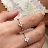 Mia Clover Sparkle Ring - Ring