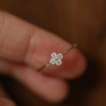 Mia Clover Sparkle Ring - Ring
