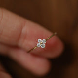 Mia Clover Sparkle Ring - Ring