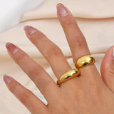 Polished Silver Dome Ring - Ring