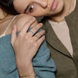 Radiant Blossom Multicolour Gemstone Ring - Ring