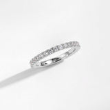 Sparkling Crystal Eternity Band - Ring
