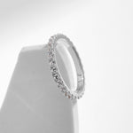 Sparkling Crystal Eternity Band - Ring