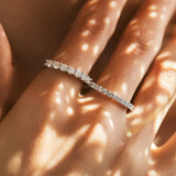 Sparkling Crystal Eternity Band - Ring