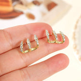 Triple Claw Pavé Ear Climber Earrings - Joyería > Pendientes > Pendientes pequeños