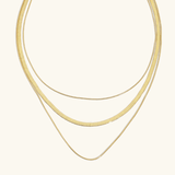 Zafina Layered Chain Necklace - Chain Necklaces